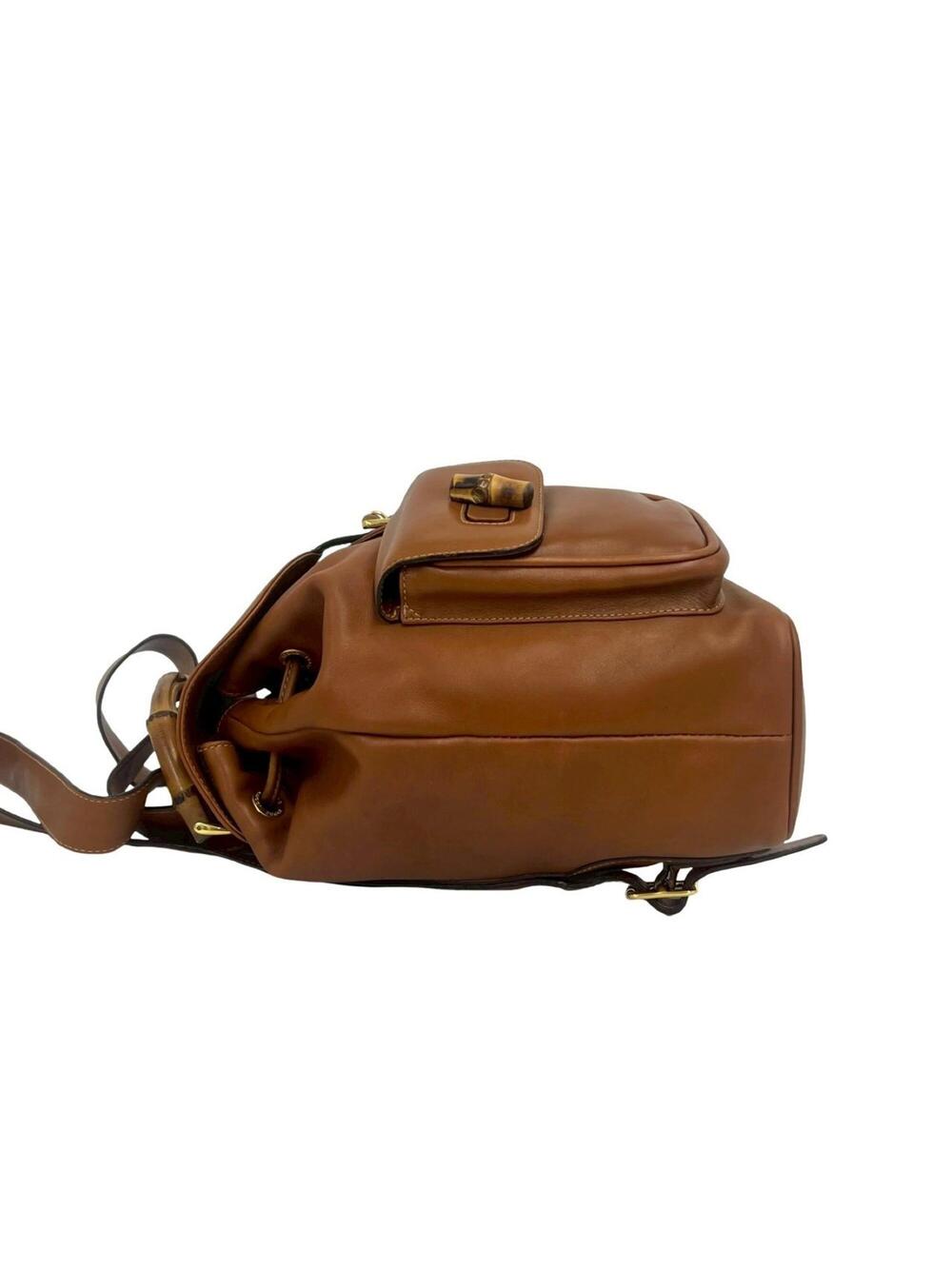Gucci Vintage Bamboo Backpack Leather #274361G63B - Picture 5 of 9